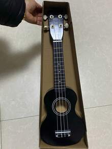 Ukelele acústico brillante de 21 pulgadas, adecuado para principiantes, kit para adultos con accesorios completos, serie Eucalyptus, color arcoíris, diseño brillante - Multicolor - Ver 7