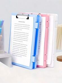 Hộp đựng tài liệu khổ A4, hộp đựng giấy tờ dung lượng lớn, hộp đựng bản nhạc, bảng viết cho học sinh, kẹp hồ sơ, thích hợp để lưu trữ tài liệu, bản nhạc, giấy tờ học sinh, đồ dùng học tập và văn phòng phẩm, đồ dùng học tập, đồ dùng du lịch, phụ kiện bàn làm việc văn phòng. - Nhiều màu - Xem 6