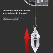 3m Flexible Magnetic Plumb Line, Adjustable, Suitable For Building, Home Decor And Precision Level Measurement, Gift For Father's Day - 3M - View 5