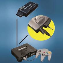 N64 转高清适配器，Gamecube SNES SFC 转高清电视转换器，Gamecube Super，兼容 1080P 和 PAL/NTSC 制式，即插即用 - 查看 5