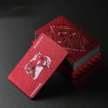 1 bộ bài nhựa chống nước, bài poker đen tuyền chuyên nghiệp, bài tây tiêu chuẩn dành cho chơi game trên máy tính để bàn hiện đại. - Nhiều màu - Xem 11