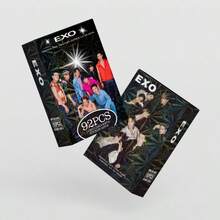 Bộ 92 thẻ (60 thẻ + 32 sticker), thẻ LOMO hai mặt dùng làm dấu trang, quà tặng ngày lễ & Giáng sinh. - Bộ - Xem 9