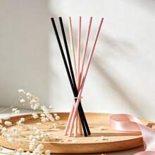 50pcs/Pack High Density Absorbent Fragrance Fiber Diffuser Sticks, Even Fragrance Diffusion Without Fire, Home Fragrance Rattan Refill - 50 Pieces - View 6