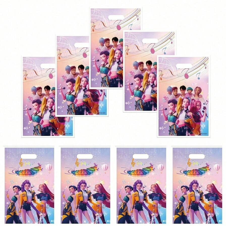 20 túi quà tặng chủ đề nhóm nhạc K-Pop Witch Hunt - Túi quà sinh nhật dễ thương và bền chắc, món quà tuyệt vời dành cho người hâm mộ nhóm nhạc K-Pop Witch Hunt [Mẫu ngẫu nhiên] - Nhiều màu - Xem 1