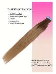 150grams Tape In Hair Extensions Human Hair,#60 Platinum Blonde 16-26inch,20Pcs/50Grams,100% Brazilian Remy Tape Ins Real Human Hair Extension,Christmas Birthday Gift For Women, Perfect For Daily Party & Wedding Use, 4-5 Packs To Add Length & Volume - ST4/27 - 查看 2