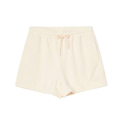 Adidas Quần short nữ dáng suông dệt kim thoải mái, kiểu dáng thường ngày, IM8866