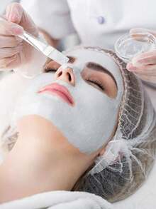 5 cọ đắp mặt nạ lông mềm, cán trong suốt, phụ kiện cọ đắp mặt nạ tự làm - Nhiều màu - Xem 4