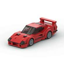 Set de Bloques de Construcciónécnica Superdeportivo Rojo 377 Piezas, Modelo Realista de Coche Deportivo, Juguete Educativo para Niños, para Coleccionismo y Decoración de Coches Urbanos - 377PCS PDF - Ver 11