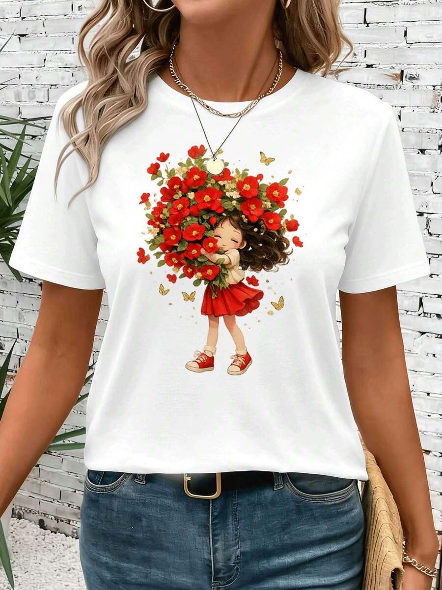 Women T-Shirts - White - View 1