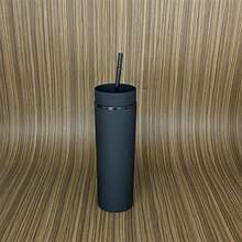 Cốc nhựa hai lớp, bình nước nhựa dung tích lớn, cốc nhựa có ống hút thẳng chất lượng cao dành cho học sinh, bán sỉ trực tiếp từ nhà máy. - Nhiều màu - Xem 5