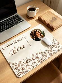 Personalized Coffee Machine Mat, This Custom-Designed Tableware Drip Mat Is Made Of Anti-Slip, Washable Diatomite Material. It Not Only Has A Beautiful Appearance, But Also Features A Coffee-Themed Pattern, And Provides Fully Customizable Design Options. This Mat Has Strong Water Absorption And Fast Drying, Making It An Ideal Choice For Coffee Shops, Kitchen Countertops, And Coffee Stations. - Multicolor - View 7