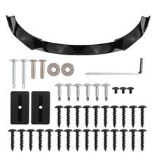 4PCS Universal Car Front Bumper Lip Body Kit Splitter Spoiler Diffuser Protector - A - View 6