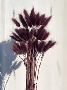 30~240pcs 17 Inch Multicolor Artificial Rabbit Tail Grass, Home Decor Artificial Rabbit Tail Grass Stems, Suitable For Bohemian Style Floral Arrangements, DIY Crafts, Home Kitchen And Wedding Decor, Christmas Decor - Dark Red Brown - View 6