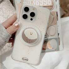 Funda magnética de 2 capas GUCADI, Puntos blancos de coco + Huevo de coco, Soporte magnético compatible con iPhone 16/17, Aplicable a 15 Pro Max, 12/13, Estilo de vacaciones de verano, Lindo, Personalizado, Original, Dulce, Geométrico, Fresco, Nicho, Estilo Ins - Blanco - Ver 10