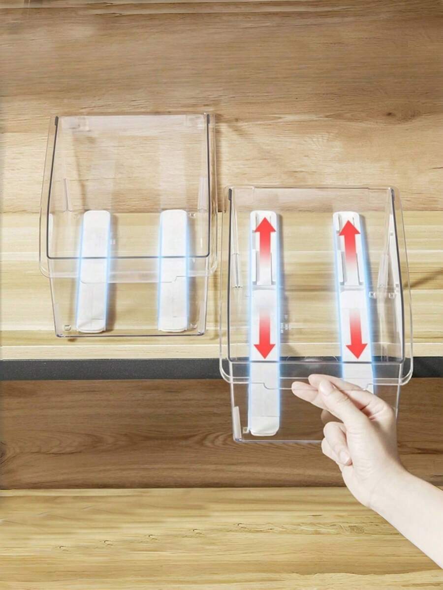 Ray trượt tự dính, dễ dàng lắp đặt, ray trượt ngăn kéo gắn đáy, ray trượt lưu trữ đa năng, phù hợp cho nhà ở, nhà bếp, ký túc xá, tủ phòng tắm, hộp đựng đồ trong tủ quần áo - Tự lắp đặt ray trượt ngăn kéo.