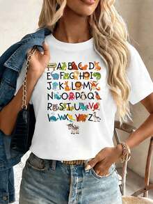 Dam-T-shirts - Vitt - Visa 1