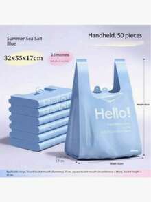 50 Túi rác dày dặn - Chống rò rỉ, chống rách, chất liệu polyethylene bền chắc, đa năng, phù hợp cho nhà bếp, phòng tắm, phòng ngủ, phòng khách, có thể dùng làm túi đựng rác, túi đựng rác nhà bếp, túi đựng rác phòng tắm. - Nhiều màu - Xem 14