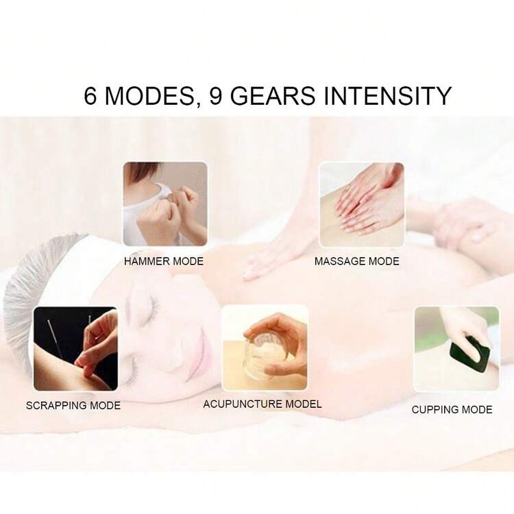 EMS Intelligent Foot Massage Pad Muscle Pain Fatigue Relief Foot Massager (Battery Type) - Negro - Añade 8