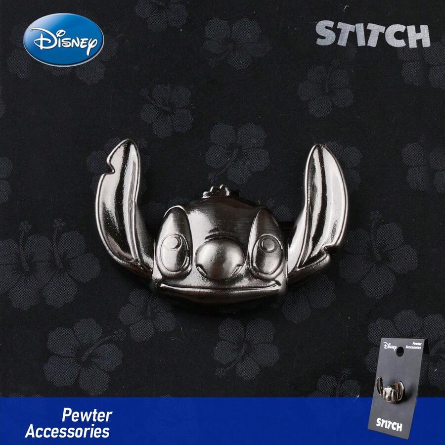 Monogram 1枚迪士尼史迪奇官方授权收藏徽章 男女通用胸针 新奇饰品 防锈金属胸针 锌合金珐琅徽章 动漫背包徽章 夹克翻领徽章 收藏周边 - 彩色 - 查看 1