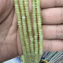 Best-Selling 2x4mm Premium Optimized Fruit Green Abacus Beads In Flat Round Shape, Loose Beads.Crafted From High-End, Light-Luxury Materials, It Perfectly Blends Fashion Aesthetics With Elegant Style.It Can Be Widely Used In Various DIY Jewelry-Making Occasions, Suitable For The Production Of All Kinds Of Accessories Such As Bracelets, Bangles, Necklaces, Earrings, Ear Studs, Drop Earrings, Anklets, And Pendants.At The Same Time, It Can Also Serve As An Embellishment For Clothing, Adding A Unique Charm To The Overall Look.Its Neutral Design  Perfectly Meets The Needs Of Both Men And Women, Making It A Fashionable Choice For Holiday Gifts Or Visiting Friends.The Length Of Each One Is Approximately 15inch. - 2x4 mm, khoảng 157 miếng - Xem 6