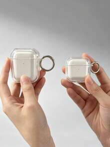 Tương thích với tai nghe Apple Earphones thế hệ 1/2/3/Pro/Pro2/4, hộp bảo vệ tai nghe trong suốt, chống rơi vỡ. - Trong sáng - Xem 5