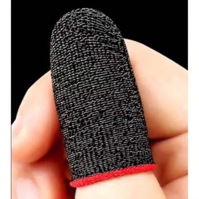 Gaming Finger Sleeves, Suitable For Mobile Games, Designed For Mobile, Mobile Legends: Bang Bang, Breathable Anti-Slip, Carbon Fiber Material, Fingertip Coverage