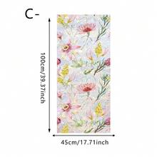 1/3pcs Stained Effect Decorative Floral Static Cling Window Film. Colorful Hydrangea, Daffodil And Datura Flower Designs. No Glue, Removable & Waterproof. For Living Room, Bedroom, Bathroom, Easy Install, Sunlight Rainbow, UV Protection. - Multicolor - View 14