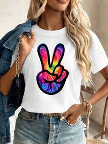 Women T-Shirts - White - View 1