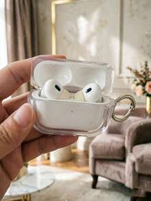 Tương thích với tai nghe Apple Earphones thế hệ 1/2/3/Pro/Pro2/4, hộp bảo vệ tai nghe trong suốt, chống rơi vỡ. - Trong sáng - Xem 6