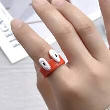 SpongeBob SquarePants 1 Set Cartoon Couple Rings, Cartoon Animation Peripherals, Movie Jewelry Accessories Toys Birthday Gift, Couple Commemorative Gift, Perfect Decorative Gift, Suitable For Daily Outfit Decoration, Fan Series, Holiday Party Decoration, Anniversary, Holiday Party Gift (Random Style) - Multicolor - View 7
