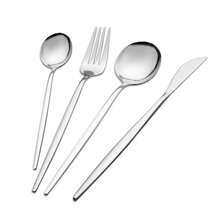 Versatile 24-Piece Stainless Steel Flatware Set For 6 – Elegant Dining Essentials For Holiday Dinners, Family Gatherings & Everyday Celebrations - Silver - View 1