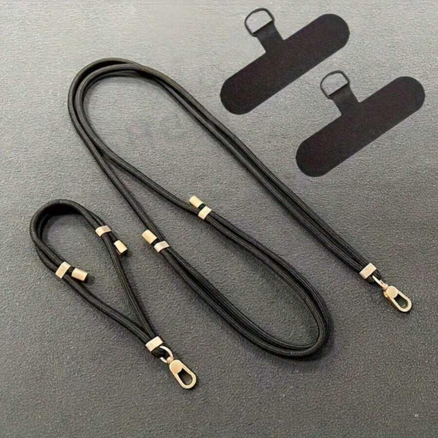 2 piezas Correa ajustable para smartphone, accesorios de moda anti-pérdida adecuados para el Día de San Valentín, viajes diarios, actividades al aire libre - Multicolor - Ver 1