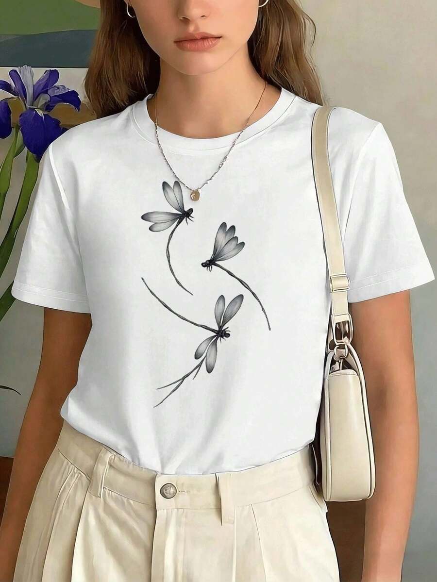 Women T-Shirts - White - View 1