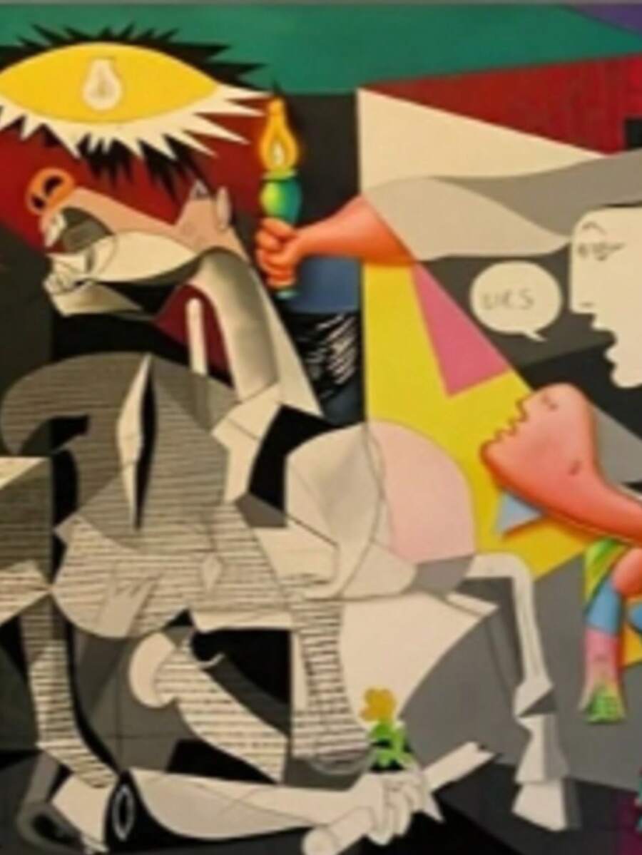 现代抽象艺术无框几何抽象艺术钻石画世界名画 - 圓鑽 - 查看 1