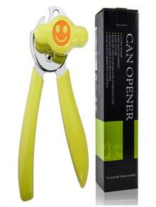Classic Multifunction Can Opener And Bottle Opener Easy To Use, Razor Sharp Stainless Steel Cutting Wheel, Soft Ergonomic Handles, Colorful Style Optional - 查看 4