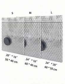 Travel Space Saving Vacuum Storage Bags, 3 Sizes Thick Leak-Proof Reusable Clothes Quilt Compression Bags, Dust Moisture Proof Wardrobe Luggage Organizer - 查看 2