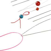 串珠针别针开口弯针，适用于串珠手链DIY首饰制作工具手工串珠穿线针 - 彩色 - 查看 6