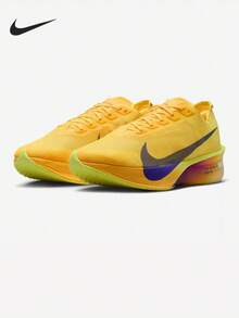 Nike Vaporfly 4 缓震低帮系带耐穿女款跑步鞋 - 橙色/紫色 - 查看 1