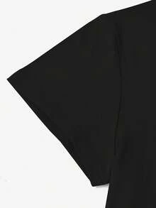Women T-Shirts - Black - View 4