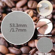 53.3 Mm Espresso Puck Screen Espresso Filter Stainless Steel Reusable Lower Shower Clean Coffee Screen 1.7 Mm Thickness Coffee Filter Mesh Plate - ColorA - View 6