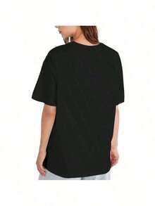 Women T-Shirts - Black - View 2