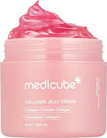 Medicube Collagen Jelly Cream- Niacinamide & Freeze-Dried Hydrolyzed Collagen - Boosts Skin's Barrier Hydration And Gives 24h Glow & Lifted Look - Korean Skincare (1.69 Fl Oz) - 50毫升 - 查看 7