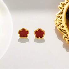 不锈钢五花耳环手链项链 - 花 - 查看 8