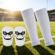 Set de 4 accesorios de fútbol - Esenciales para deportes de fútbol, que incluyen calcetines deportivos, plantillas de entrenamiento, transpirables, multicolor, adecuados para partidos y entrenamientos de fútbol - Multicolor - Ver 15