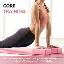 Gạch tập Yoga bằng xốp mềm chống trượt, Gạch tập Yoga tại nhà, Gạch tập Pilates bằng xốp, Thảm tăng cường đa chức năng, Gạch tập thể dục tại nhà bằng xốp, Thiết bị thể dục, Dụng cụ Yoga thể thao, Tập giãn chân, Độ cứng trung bình, Bề mặt mờ chống trượt, Quà tặng thể dục cho bạn bè - Nhiều màu - Xem 7