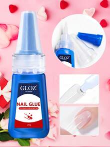 GLOZ High Strength/Waterproof/Quick Drying Nail Glue, Easy To Use, Strong Adhesive No UV Lamp Needed - 1PC - View 3