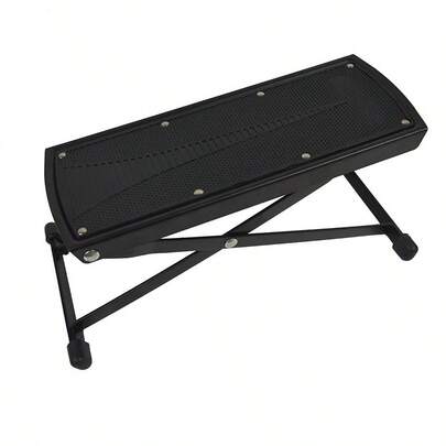 Bàn đạp đàn guitar gấp gọn 4 cấp độ, giá đỡ chân bằng kim loại chắc chắn, mặt để chân chống trượt, không cần cúi gập người hay vươn người. Thích hợp cho biểu diễn nhạc cụ, chơi guitar, sử dụng tại nhà.