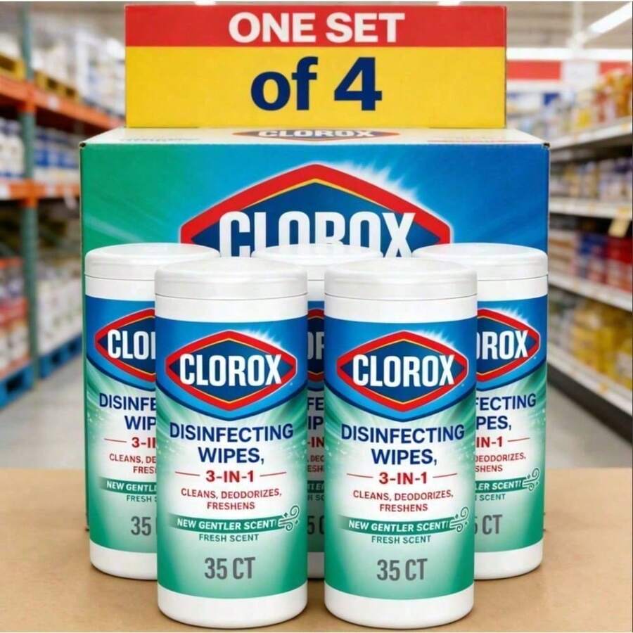 Premium Specials! 3X Better Cleaning Wipes | Multi-Surface Cleaning Wipes, Odor Control | Fresh Scent Wipes - Fresh - 查看 1