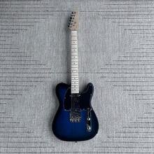 Trans Blue Tele Style Electric Guitar With Maple Neck And Accessories Full-Size - 如圖所示 - 查看 7