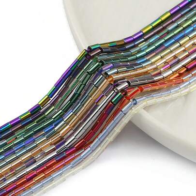 70pcs Multi-Color Glass Beads, DIY Jewelry Making Supplies For Bracelets, Necklaces, Headpieces, Earrings